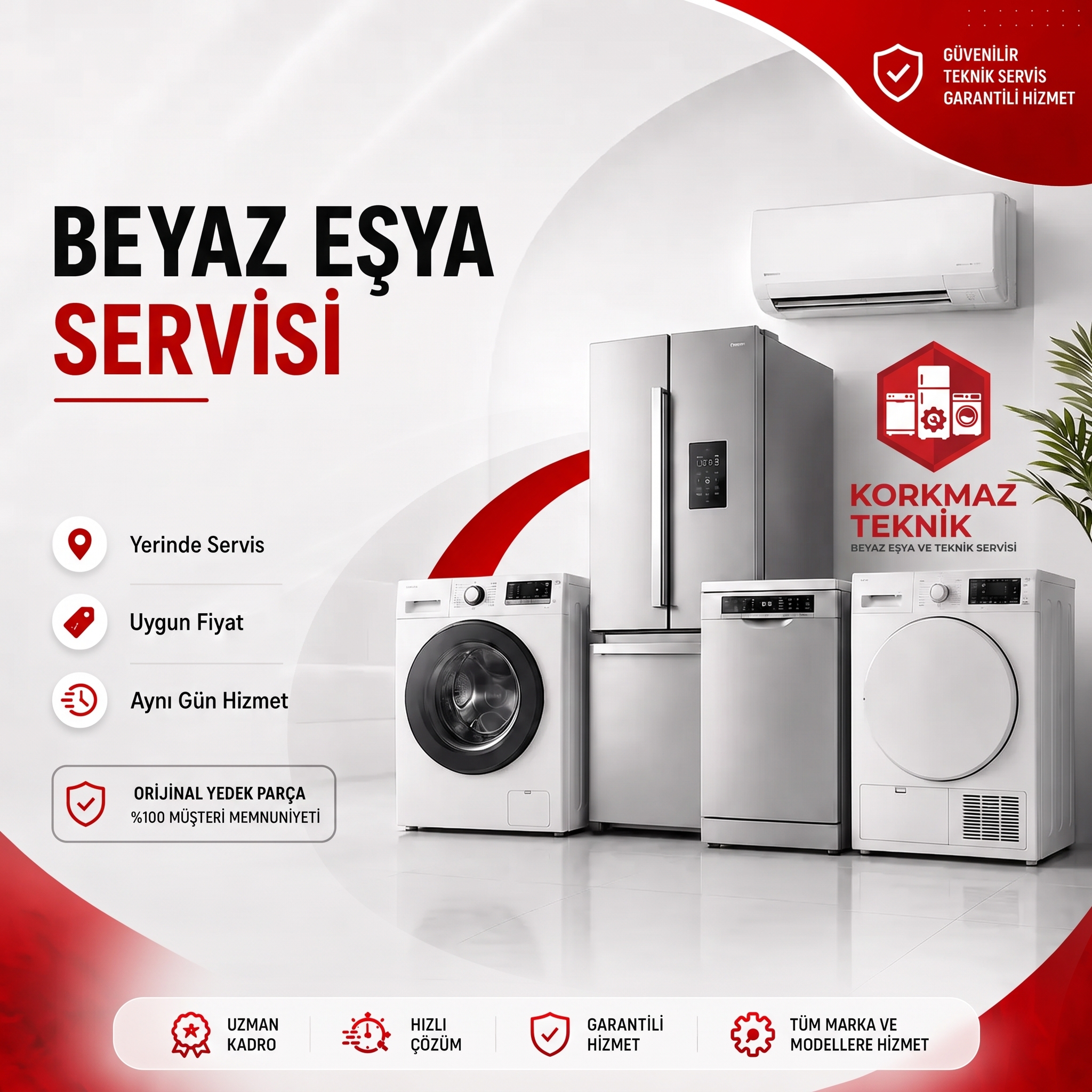 Hızlı iletişim, planlı servis süreci ve çözüm odaklı yaklaşım.
